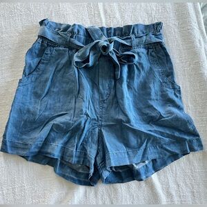 Thread & Supply Indigo Tie-Waist Shorts